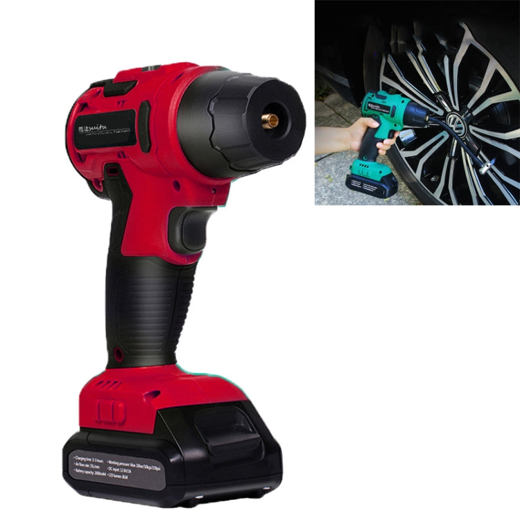 SUITU High-pressure Handheld Smart Digital Display Car Portable Wireless Tire Inflator(Red) - Inflatable Pump by SUITU | Online Shopping UK | buy2fix