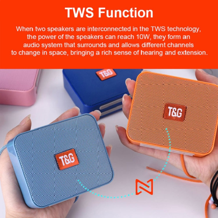 T&G TG166 Color Portable Wireless Bluetooth Small Speaker(Pink) - Mini Speaker by T&G | Online Shopping UK | buy2fix