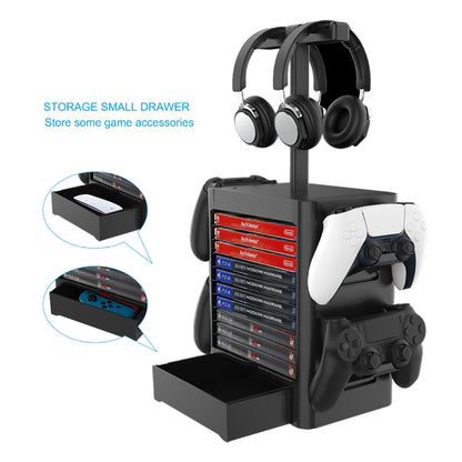 Game Disc Storage Rack Headphone Storage Rack For PS5 / Xsx - Holder by buy2fix | Online Shopping UK | buy2fix