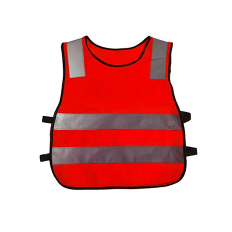 Safety Kids Reflective Stripes Clothing Children Reflective Vest(Red) - Reflective Safety Clothing by buy2fix | Online Shopping UK | buy2fix