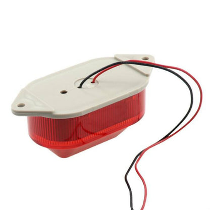 AC220V Led Mini Strobe Signal Warning Light Silent Warning Light(Red) - Warning Lights by buy2fix | Online Shopping UK | buy2fix