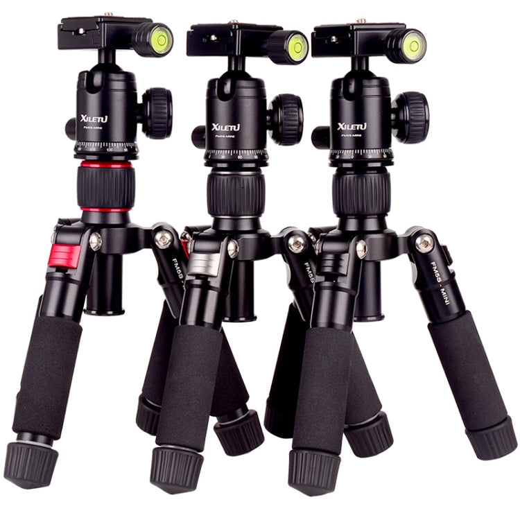 Xiletu FM5S-MINI 5-Section Folding Legs Mini Desktop Tripod Mount(Black) - Tripods by Xiletu | Online Shopping UK | buy2fix