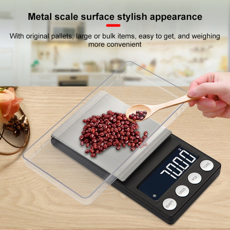 High-Precision Electronic Scale Mini Portable Jewellery Medicine Scale, Style:200g/0.01g - Jewelry Scales by buy2fix | Online Shopping UK | buy2fix