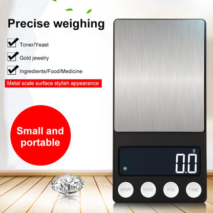 High-Precision Electronic Scale Mini Portable Jewellery Medicine Scale, Style:200g/0.01g - Jewelry Scales by buy2fix | Online Shopping UK | buy2fix