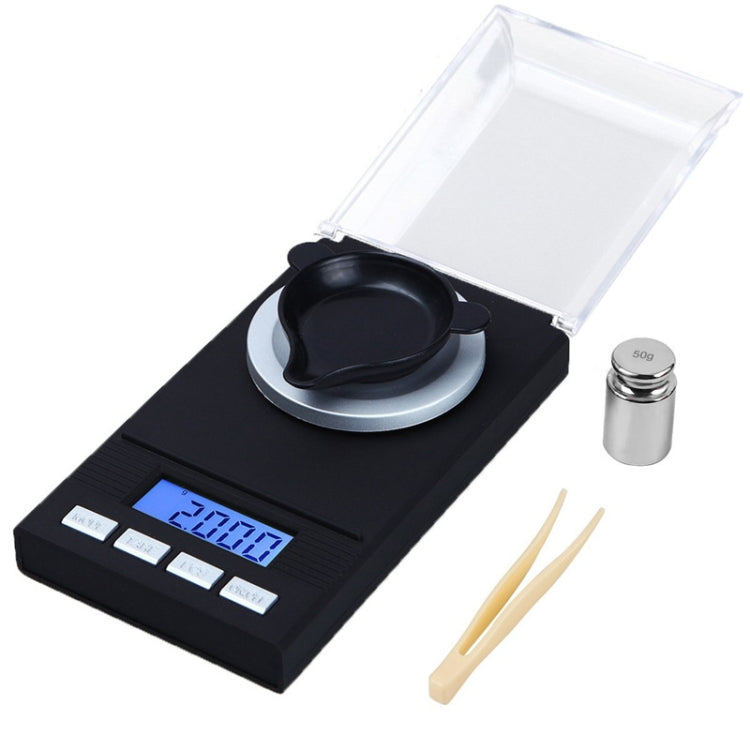 10g/0.001g High-Precision Portable Jewelry Scale  Mini Electronic Scale Precision Carat Electronic Scale - Jewelry Scales by buy2fix | Online Shopping UK | buy2fix