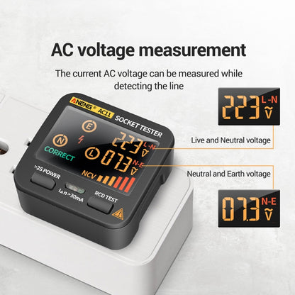 ANENG AC11 Multifunctional Digital Display Socket Tester Electrical Ground Wire Tester(US Plug) - Consumer Electronics by ANENG | Online Shopping UK | buy2fix