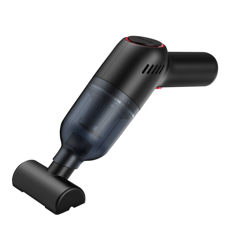 SHANEN 120W 8000Pa Car Vacuum Cleaner Car Wireless Charging High-Power Powerful Mini Handheld Vacuum Cleaner Black - Vacuum Cleaner by buy2fix | Online Shopping UK | buy2fix