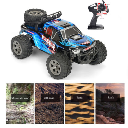 MGRC Charging Remote Control Car 2.4G Wireless Remote Control Four-Way Cross-Country Climbing Car 1:18 Car Model(Green) - RC Cars by MGRC | Online Shopping UK | buy2fix