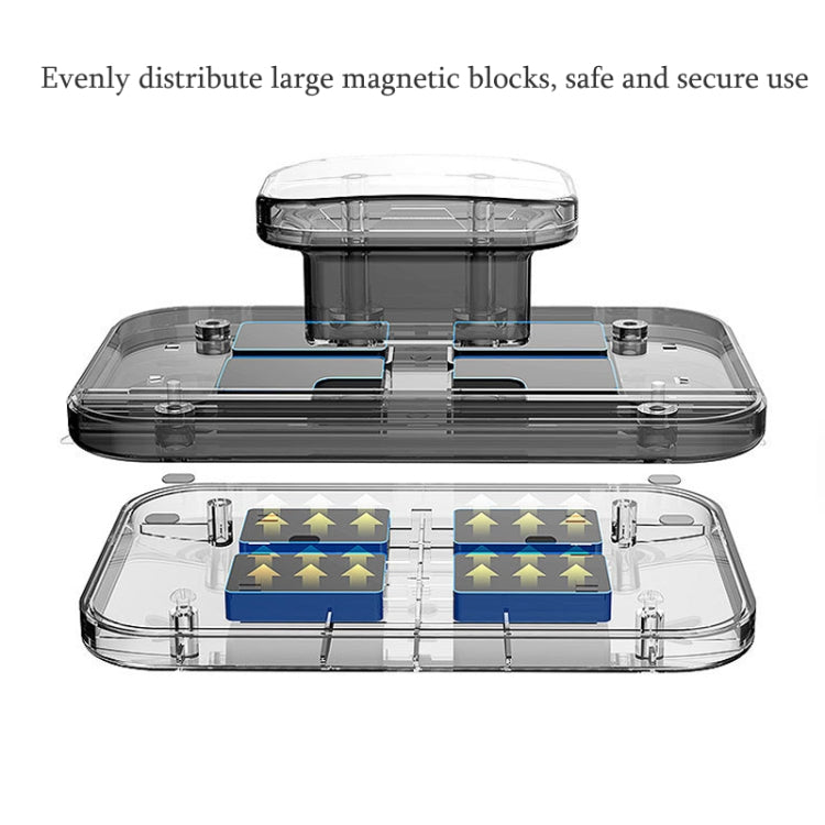 Adjustable Magnetic Glass Wiper Double-Sided Magnetic Window Wiper High-Level Insulating Glass Cleaner, Specification: Rectangle 3-10mm - Home & Garden by buy2fix | Online Shopping UK | buy2fix