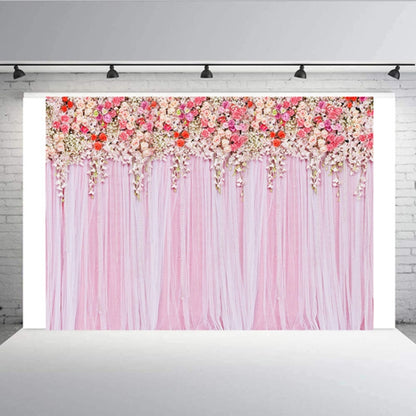 2.1m x 1.5m Flower Wall Simulation Wedding Theme Party Arrangement Photography Background Cloth(W093) - Camera Accessories by buy2fix | Online Shopping UK | buy2fix