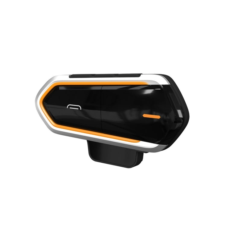 BT-S2 Helmet Bluetooth Headset FM Radio/CSR Full Duplex Walkie Talkie(Black Orange) - Consumer Electronics by buy2fix | Online Shopping UK | buy2fix