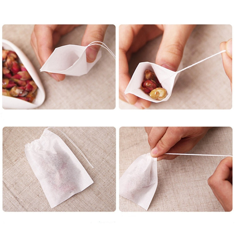 100 PCS Teabags Scented Tea Bags with Seal Filter Paper, Size: 5.5 x 7cm - Home & Garden by buy2fix | Online Shopping UK | buy2fix