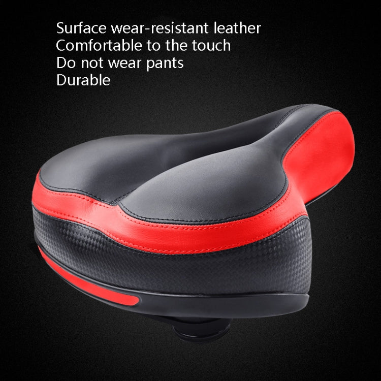 Reflective Seat Bicycle Seat Bicycle Saddle Seat(Black) - Outdoor & Sports by buy2fix | Online Shopping UK | buy2fix