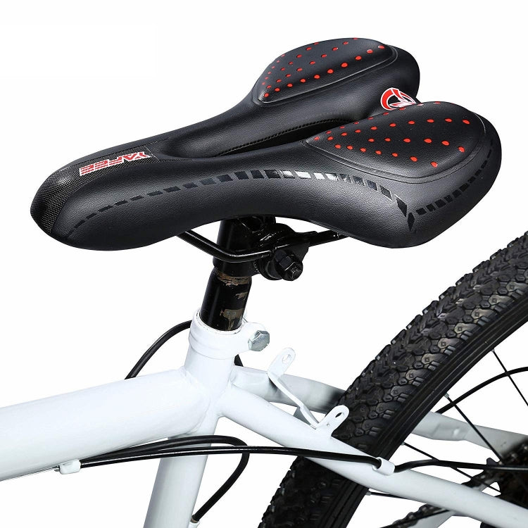 YAFEE YF-1034-4 Silicone Seat Cushion Mountain Bike Saddle Bicycle Elastic Cushion Bicycle Seat(Red) - Outdoor & Sports by YAFEE | Online Shopping UK | buy2fix