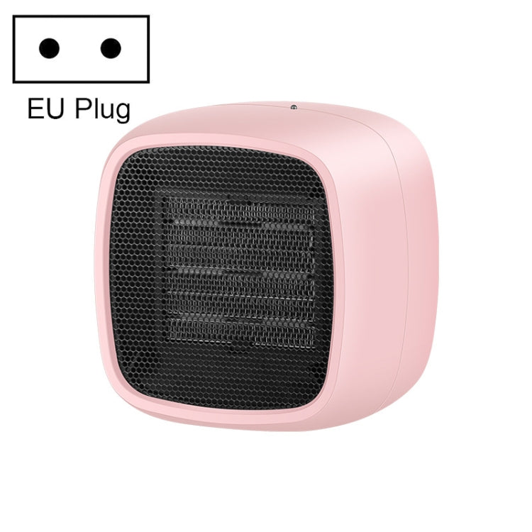 Home Desktop Mini Portable PTC Dumping Power-off Heater, Specification:EU Plug(Pink) -  by buy2fix | Online Shopping UK | buy2fix