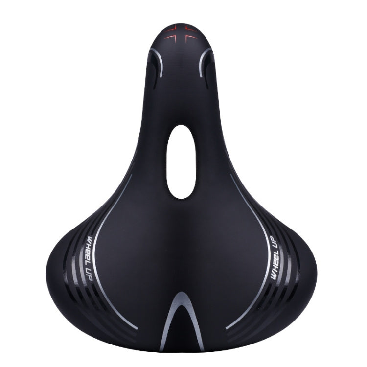 Wheel Up Bicycle Seat Saddle Mountain Bike Road Bike Bicycle Seat Riding Equipment Accessories(Black) - Bicycle Saddle by Wheel Up | Online Shopping UK | buy2fix