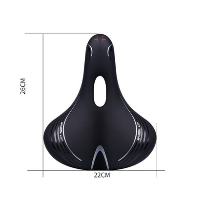 Wheel Up Bicycle Seat Saddle Mountain Bike Road Bike Bicycle Seat Riding Equipment Accessories(Black) - Bicycle Saddle by Wheel Up | Online Shopping UK | buy2fix