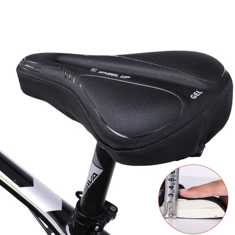 Wheel Up Bicycle Silicone Cushion Cover Mountain Bike Thickening GEL Saddle Cover Riding Equipment(Small) - Bicycle Saddle by Wheel UP | Online Shopping UK | buy2fix