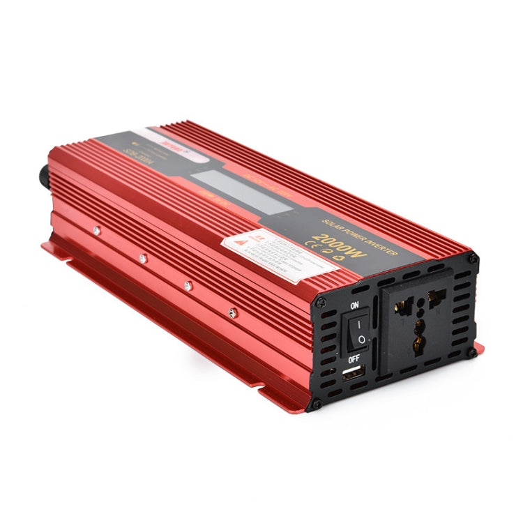 XUYUAN 2000W Car Battery Inverter with LCD Display, Specification: 24V to 220V -  by XUYUAN | Online Shopping UK | buy2fix