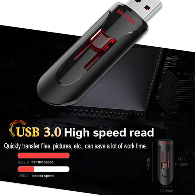 SanDisk CZ600 USB 3.0 High Speed U Disk, Capacity: 64GB - USB Flash Drives by SanDisk | Online Shopping UK | buy2fix