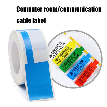 Printing Paper Cable Label For NIIMBOT B50 Labeling Machine(03T-Blue) - Printer Accessories by NIIMBOT | Online Shopping UK | buy2fix