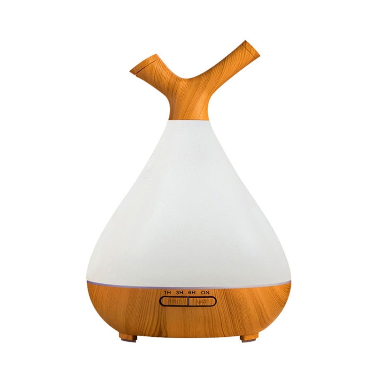 YCTA-008 Household Mute Small Wood Grain Colorful Light Aroma Diffuser Night Tree Air Humidifier, Product specifications: UK Plug(Light Wood Grain) - Home & Garden by buy2fix | Online Shopping UK | buy2fix