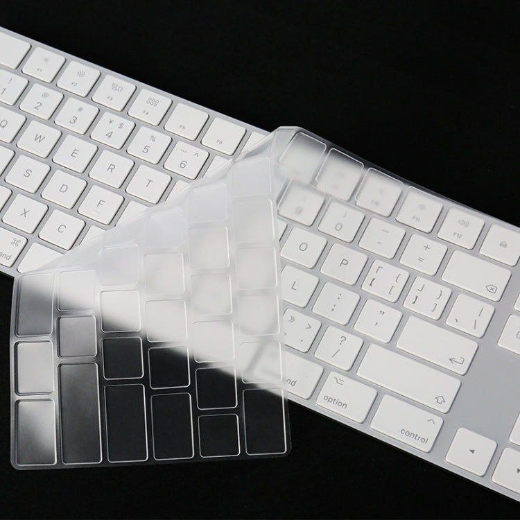 T17606 Computer Keyboard Film Transparent TPU Nano Long Keyboard Protective Film For iMac 2017 Magic Keyboard(with Number Model) - Computer & Networking by buy2fix | Online Shopping UK | buy2fix
