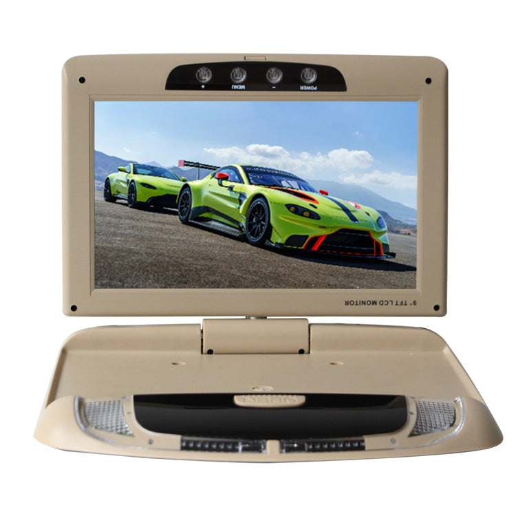 9 Inch Car HD Car Reversing Display Car Ceiling Display(Beige) - Car Monitor by buy2fix | Online Shopping UK | buy2fix