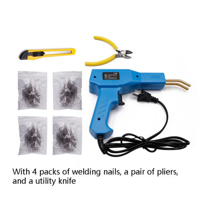 H50 Car Bumper Crack Repair Welding Machine Plastic Welding Nail Artifact, EU Plug(Blue) - In Car by buy2fix | Online Shopping UK | buy2fix