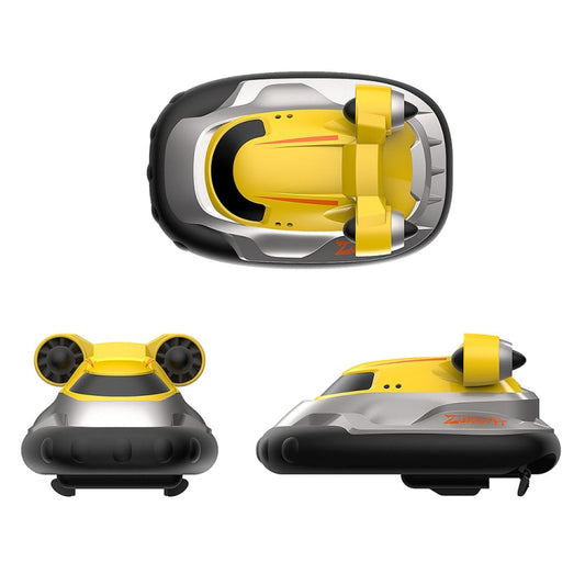 Children 2.4G Wireless Mini Remote Control Boat Toy Electric Hovercraft Water Model(Yellow) - RC Boats by buy2fix | Online Shopping UK | buy2fix