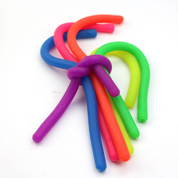 TPR Decompression Noodle Rope Elastic Rope Random Color Delivery,Size: 30 PCS Small - Squeeze Toys by buy2fix | Online Shopping UK | buy2fix