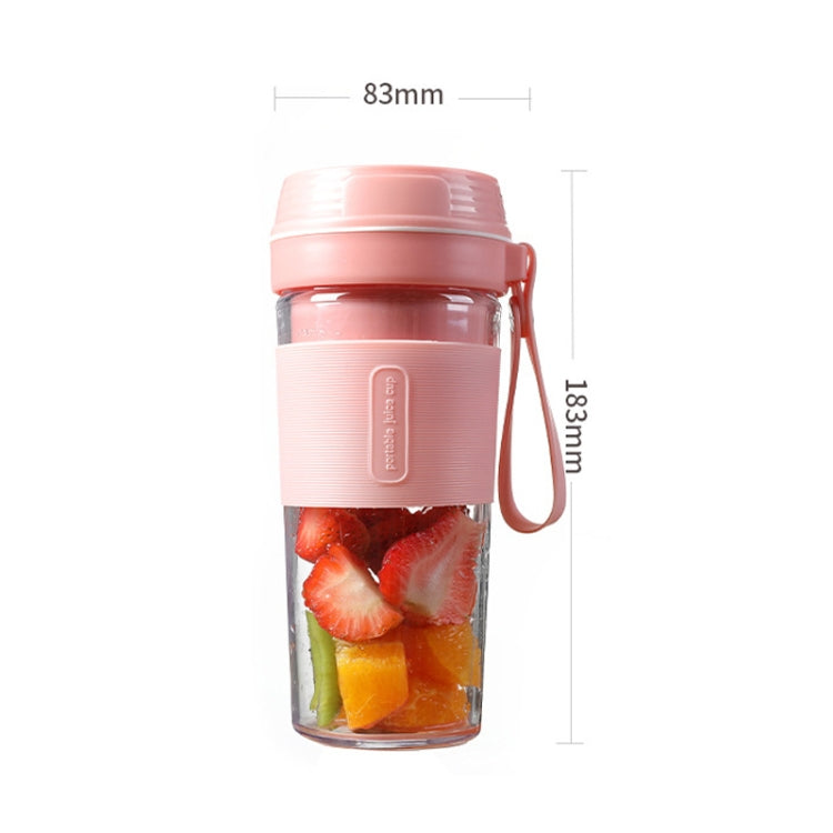 FS1300 Mini Juicer Home Portable Cooking Machine Student Juice Cup Juicer, Colour: Gem Blue Four Blade - Home & Garden by buy2fix | Online Shopping UK | buy2fix