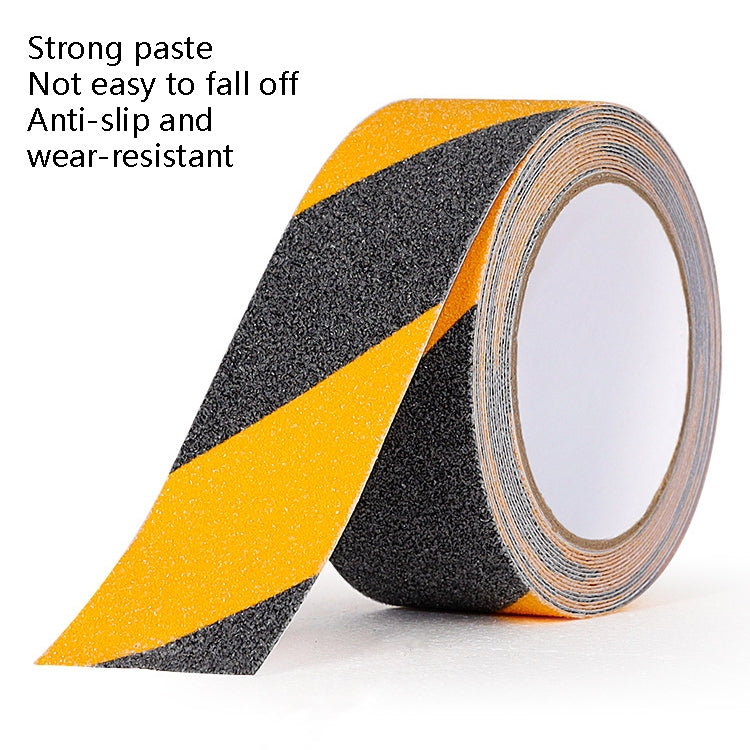 Sands Anti-Slip Tape Ground Sticking Line Wear-Resistant Stair Step Warning Tape Black 2.5cm x 5m - Reflective Material by buy2fix | Online Shopping UK | buy2fix