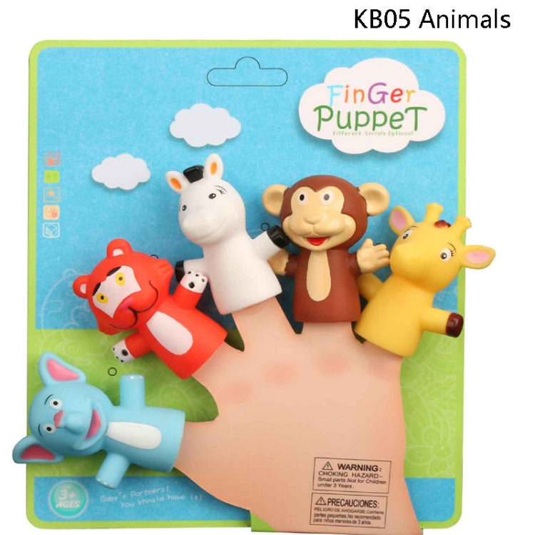 Children Early Education Finger Doll Set Animal Parent-Child Interactive Puppet Toy(KB05 Animals) - Model Toys by buy2fix | Online Shopping UK | buy2fix