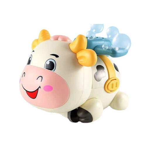 Electric Spray Bubble Machine Remote Control Car Toy For Children(Cow) - Toy Sports by buy2fix | Online Shopping UK | buy2fix
