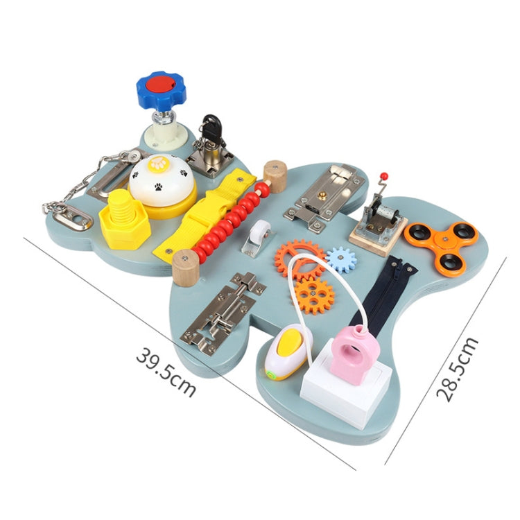 ZW-88 Children Montessori Mechanism Game Board Unlocking Busy Block Toy, Style: Bear - Early Education Toys by buy2fix | Online Shopping UK | buy2fix