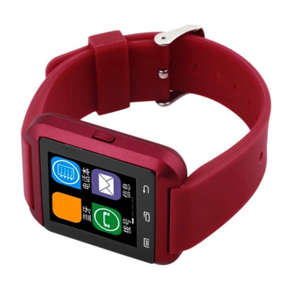 Portable Multifunctional Bluetooth V3.0 + EDR Smart Wrist Watch(Red) - Smart Wear by buy2fix | Online Shopping UK | buy2fix