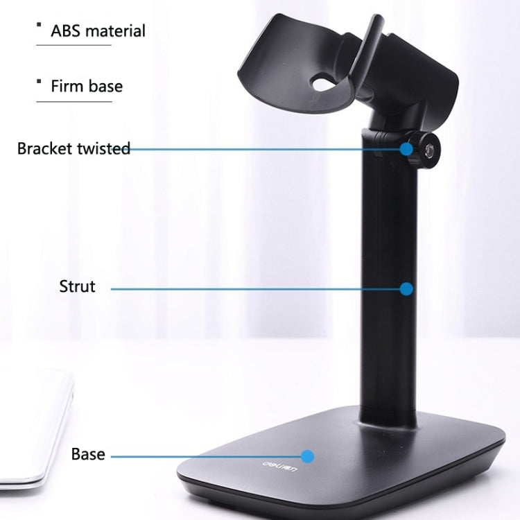 Deli 15130 Wireless Scanner Adjustable ABS Bracket - Accessories by Deli | Online Shopping UK | buy2fix