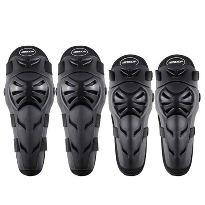 4 PCS / Set BSDDP BSD1003 Motorcycle Knee And Elbow Pads Anti-Fall Riding Protective Gear(Black) - In Car by buy2fix | Online Shopping UK | buy2fix