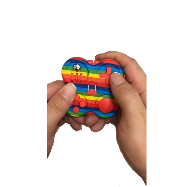 Decompression Handle Fidget Cube Dice Decompression Finger Sports Toy(Four-page Handle - Colorful) - Fidget Cube by buy2fix | Online Shopping UK | buy2fix
