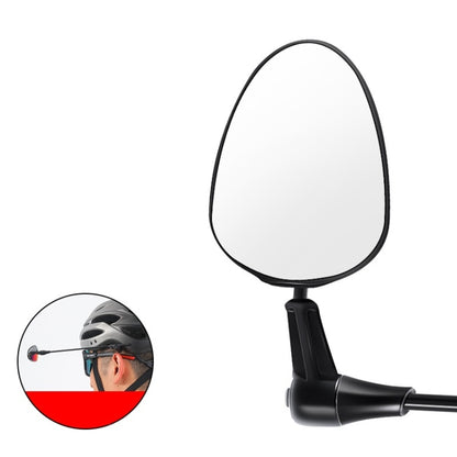 2 PCS WEST BIKING Mountain Road Bike Helmet Mini Reflective Convex Rearview Mirror - Outdoor & Sports by buy2fix | Online Shopping UK | buy2fix