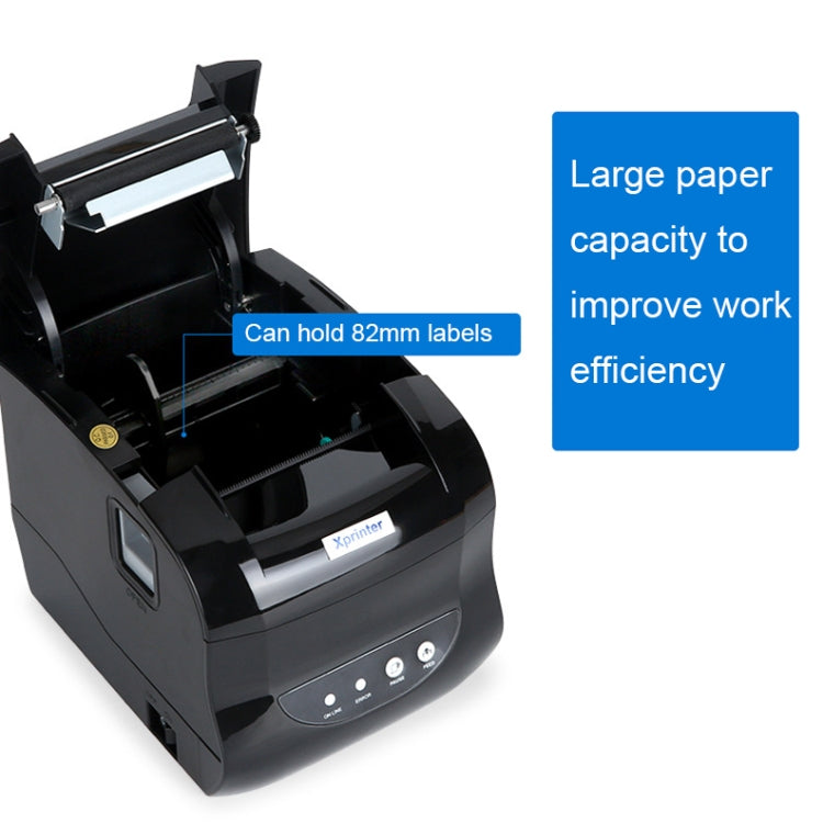 Xprinter XP-365B 80mm Thermal Label Printer Clothing Tag Printer, Plug:EU Plug(Bluetooth Version) - Consumer Electronics by Xprinter | Online Shopping UK | buy2fix