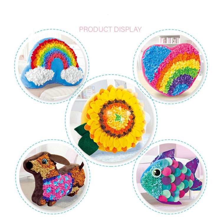 DIY Plush Pillow Toy Three-Dimensional Handmade Doll Material Package(Rainbow Cloud) - Early Education Toys by buy2fix | Online Shopping UK | buy2fix