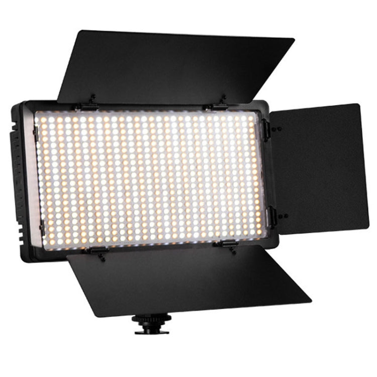 600 LEDs Stepless Adjustment Live Fill Light Reversible Photography Soft Light, Style: 10 inch(US Plug) -  by buy2fix | Online Shopping UK | buy2fix