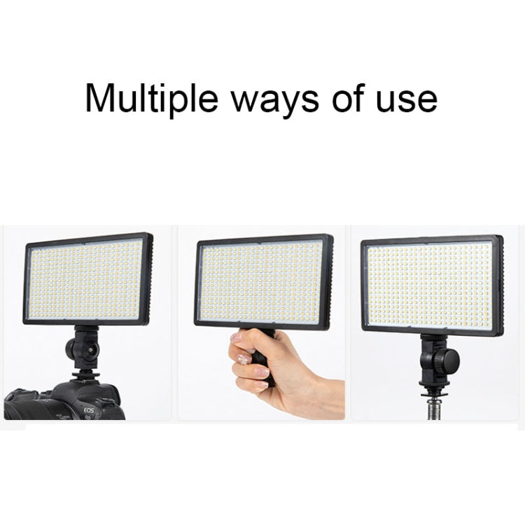 416 LEDs Stepless Adjustment Live Fill Light Reversible Photography Soft Light, Style: 8 inch(US Plug) -  by buy2fix | Online Shopping UK | buy2fix