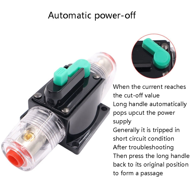 CB9 Car Audio Insurance RV Yacht Circuit Breaker Switch Short Circuit Overload Protection Switch, Specification: 30A - In Car by buy2fix | Online Shopping UK | buy2fix