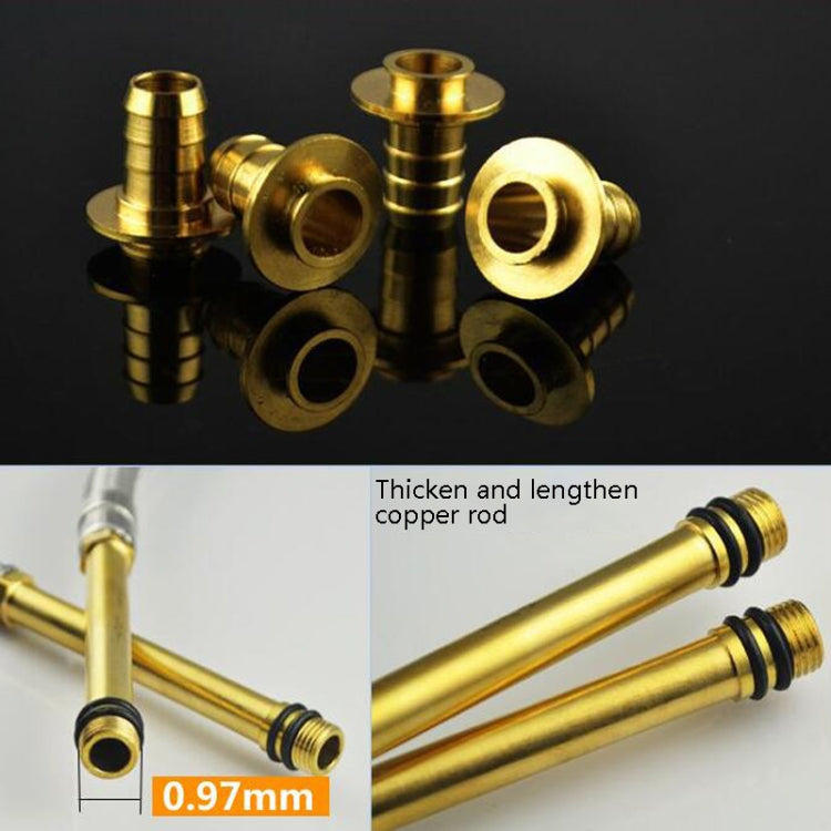 4 PCS Weave Stainless Steel Flexible Plumbing Pipes Cold Hot Mixer Faucet Water Pipe Hoses High Pressure Inlet Pipe, Specification: 60cm 3.5cm Copper Rod - Home & Garden by buy2fix | Online Shopping UK | buy2fix