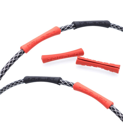 20 PCS TRLREQ Mountain Road Bicycle Frame Opening Protective Cover Variable Speed Brake Line Tube Car Paint Anti-Abrasion Rubber Cover(Red) - Outdoor & Sports by buy2fix | Online Shopping UK | buy2fix