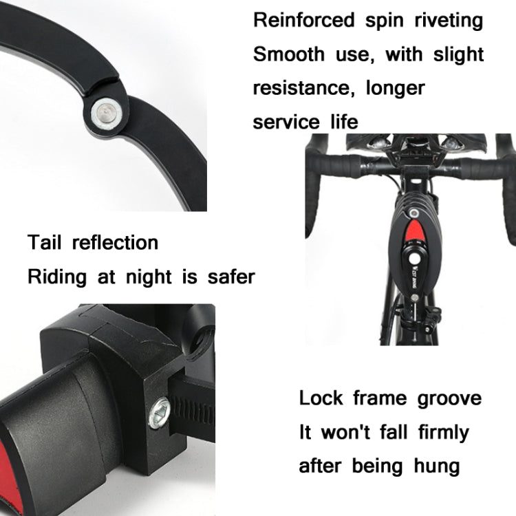 WEST BIKING Bicycle Folding Anti-Theft Code Lock Portable Chain Lock(YP0705067) - Bicycle Locks & Bicycle Pumps by WEST BIKING | Online Shopping UK | buy2fix