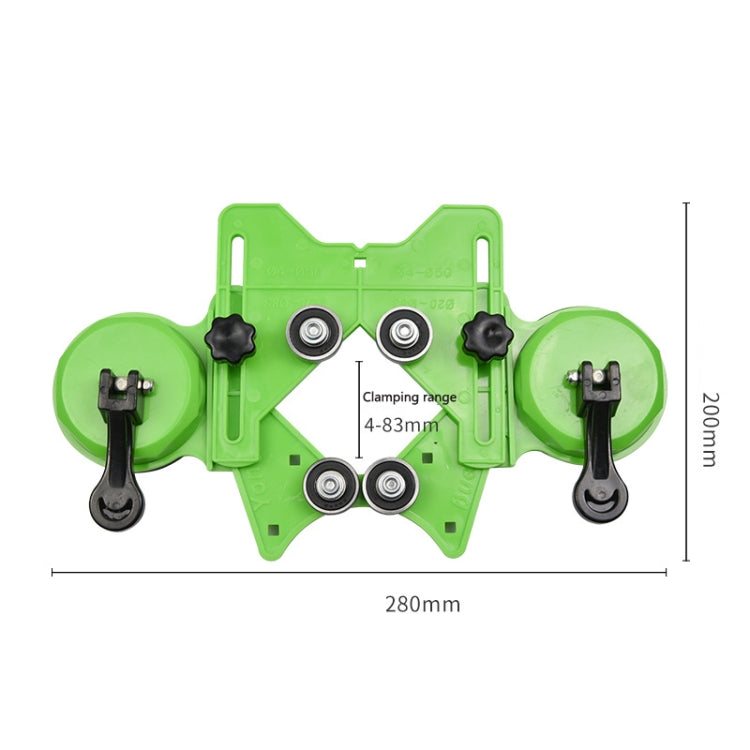 CY-0125 Auxiliary Tool For Glass Tile Suction Cup Opening Locator, Style: Double Handle - Others by buy2fix | Online Shopping UK | buy2fix